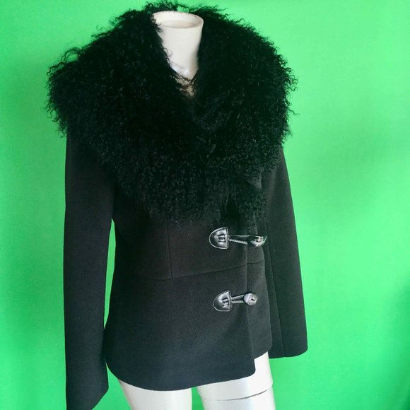Mallia Black Angora & Lambswool Jacket - Picture 1 of 9